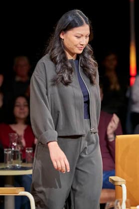 Linh Tran during the taping of the RB talk show 3nach9 at Radio Bremen s Studio Bremen, September 11, 2026 Foto:xU.xStammx xFuturexImagex 3nach9_6931