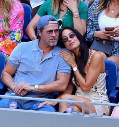US Open - Brad Pitt and girlfriend Ines de Ramon In The Stands - New York Brad Pitt and girlfriend Ines de Ramon attend the Women s Final at the US Open in New York on September 12, 2026. Photo by Dylan Travis ABACAPRESS.COM New York NY United States  Copyright: xDylanxTravis ABACAx