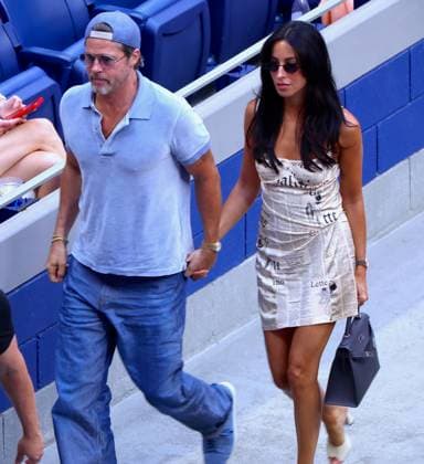 US Open - Brad Pitt and girlfriend Ines de Ramon In The Stands - New York Brad Pitt and girlfriend Ines de Ramon attend the Women s Final at the US Open in New York on September 12, 2026. Photo by Dylan Travis ABACAPRESS.COM New York NY United States  Copyright: xDylanxTravis ABACAx