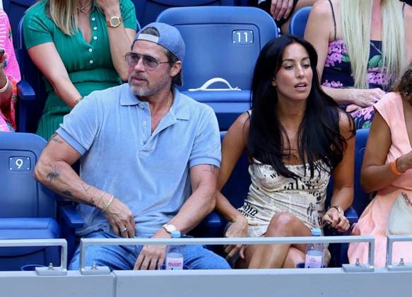 US Open - Brad Pitt and girlfriend Ines de Ramon In The Stands - New York Brad Pitt and girlfriend Ines de Ramon attend the Women s Final at the US Open in New York on September 12, 2026. Photo by Dylan Travis ABACAPRESS.COM New York NY United States  Copyright: xDylanxTravis ABACAx