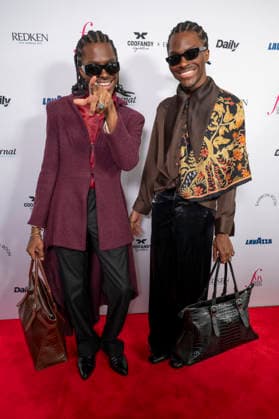 September 11, 2026, New York, New York, USA: CARLSEN ATANGA and CURTIS ATANGA attend the Daily Front Row 13th annual Fashion Media Awards at the Rainbow Room in New York. 11 September 2026 New York USA  - ZUMAa265 20260911_zep_a265_092 Copyright: xEricxAcquayex
