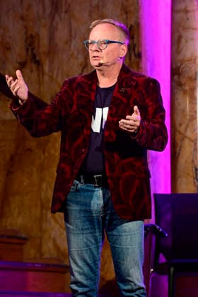 Uwe Steimle with his show *Nu Keen Getue, keen Gemache* at the historic Art Nouveau department store in Görlitz, September 10, 2026 Foto:xM.xWehnertx xFuturexImagex steimle_6905