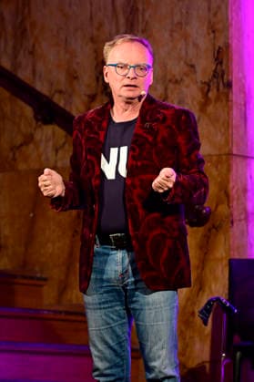 Uwe Steimle with his show *Nu Keen Getue, keen Gemache* at the historic Art Nouveau department store in Görlitz, September 10, 2026 Foto:xM.xWehnertx xFuturexImagex steimle_6907