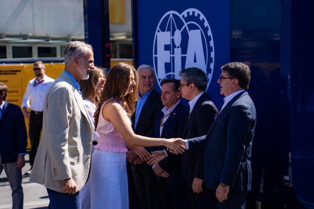 Royals at Spanish Grand Prix - Madrid King Felipe VI (ESP) of the Spanish Royal Family Princess Leonor (ESP) of the Spanish Royal Family and Infanta Sofía (ESP) of the Spanish Royal Family on Sunday race day during the 2026 Formula 1 TAG Heuer Spanish Grand Prix at MADRING in Madrid, Spain, on September 13, 2026. Photo by Antoine LAPEYRE Reveries Agency ABACAPRESS.COM Madrid Spain  Copyright: xAntoinexLapeyre ReveriesxAgency ABACAx
