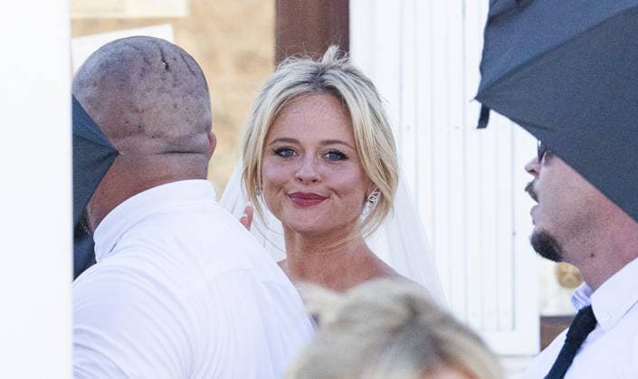 Emilly Atack Wedding In Spain 12th September 2026. Actress Emilly Atack s Wedding to Alistair Garner in Spain. Pictured: The bride Emilly Atack  Copyright: xPeterxPowellxandxChrisxEadesx NINTCHDBPICT001108064935