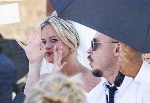 Emilly Atack Wedding In Spain 12th September 2026. Actress Emilly Atack s Wedding to Alistair Garner in Spain. Pictured: The bride Emilly Atack  Copyright: xPeterxPowellxandxChrisxEadesx NINTCHDBPICT001108064937
