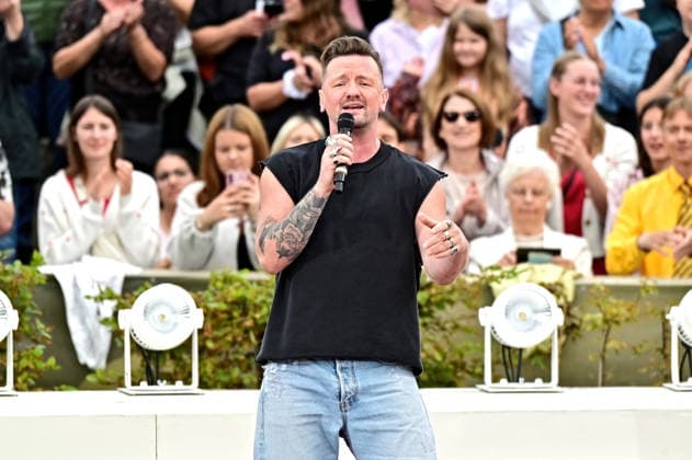 ZDF Fernsehgarten singer Ben Zucker during the ZDF entertainment show Fernsehgarten on September 13, 2026, in Mainz 20260913MWI149358
