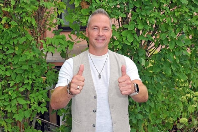 ZDF Fernsehgarten singer Mitch Keller during the ZDF entertainment show Fernsehgarten on September 13, 2026, in Mainz 20260913MWI149591
