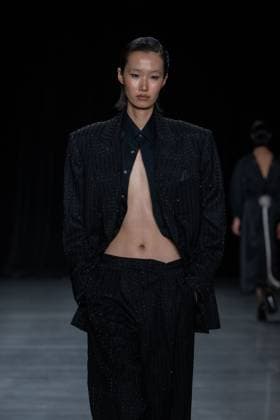 September 11, 2026, New York, New York, United States: A model walks the runway.Models walk the runway at the Christian Cowan fashion show during New York Fashion Week at The Glasshouse on September 11, 2026 in New York City. New York United States  - ZUMAs197 20260911_aaa_s197_999 Copyright: xRonxAdarx