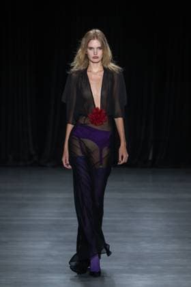 September 11, 2026, New York, New York, United States: A model walks the runway.Models walk the runway at the Christian Cowan fashion show during New York Fashion Week at The Glasshouse on September 11, 2026 in New York City. New York United States  - ZUMAs197 20260911_aaa_s197_1009 Copyright: xRonxAdarx