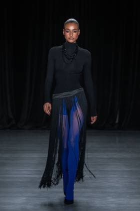 September 11, 2026, New York, New York, United States: A model walks the runway.Models walk the runway at the Christian Cowan fashion show during New York Fashion Week at The Glasshouse on September 11, 2026 in New York City. New York United States  - ZUMAs197 20260911_aaa_s197_1019 Copyright: xRonxAdarx
