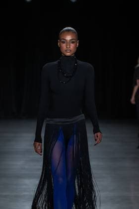 September 11, 2026, New York, New York, United States: A model walks the runway.Models walk the runway at the Christian Cowan fashion show during New York Fashion Week at The Glasshouse on September 11, 2026 in New York City. New York United States  - ZUMAs197 20260911_aaa_s197_1016 Copyright: xRonxAdarx