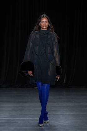 September 11, 2026, New York, New York, United States: A model walks the runway.Models walk the runway at the Christian Cowan fashion show during New York Fashion Week at The Glasshouse on September 11, 2026 in New York City. New York United States  - ZUMAs197 20260911_aaa_s197_1024 Copyright: xRonxAdarx