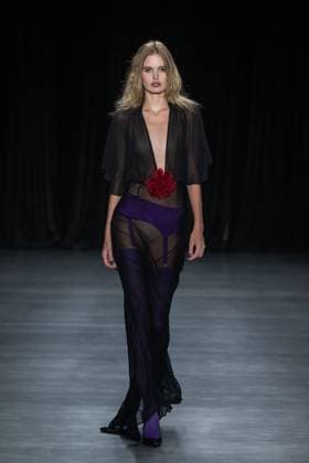 September 11, 2026, New York, New York, United States: A model walks the runway.Models walk the runway at the Christian Cowan fashion show during New York Fashion Week at The Glasshouse on September 11, 2026 in New York City. New York United States  - ZUMAs197 20260911_aaa_s197_1031 Copyright: xRonxAdarx
