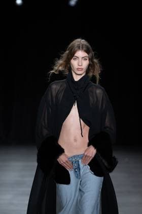 September 11, 2026, New York, New York, United States: A model walks the runway.Models walk the runway at the Christian Cowan fashion show during New York Fashion Week at The Glasshouse on September 11, 2026 in New York City. New York United States  - ZUMAs197 20260911_aaa_s197_1038 Copyright: xRonxAdarx