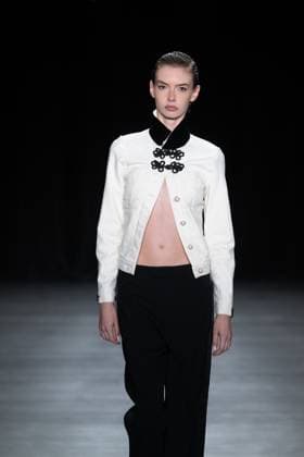 September 11, 2026, New York, New York, United States: A model walks the runway.Models walk the runway at the Christian Cowan fashion show during New York Fashion Week at The Glasshouse on September 11, 2026 in New York City. New York United States  - ZUMAs197 20260911_aaa_s197_1044 Copyright: xRonxAdarx
