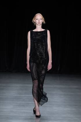 September 11, 2026, New York, New York, United States: A model walks the runway.Models walk the runway at the Christian Cowan fashion show during New York Fashion Week at The Glasshouse on September 11, 2026 in New York City. New York United States  - ZUMAs197 20260911_aaa_s197_1045 Copyright: xRonxAdarx