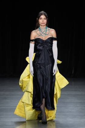 September 11, 2026, New York, New York, United States: A model walks the runway.Models walk the runway at the Christian Cowan fashion show during New York Fashion Week at The Glasshouse on September 11, 2026 in New York City. New York United States  - ZUMAs197 20260911_aaa_s197_1046 Copyright: xRonxAdarx