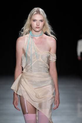 September 11, 2026, New York, New York, United States: A model walks the runway.Models walk the runway at the Christian Cowan fashion show during New York Fashion Week at The Glasshouse on September 11, 2026 in New York City. New York United States  - ZUMAs197 20260911_aaa_s197_1059 Copyright: xRonxAdarx