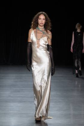 September 11, 2026, New York, New York, United States: A model walks the runway.Models walk the runway at the Christian Cowan fashion show during New York Fashion Week at The Glasshouse on September 11, 2026 in New York City. New York United States  - ZUMAs197 20260911_aaa_s197_1050 Copyright: xRonxAdarx