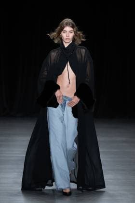 September 11, 2026, New York, New York, United States: A model walks the runway.Models walk the runway at the Christian Cowan fashion show during New York Fashion Week at The Glasshouse on September 11, 2026 in New York City. New York United States  - ZUMAs197 20260911_aaa_s197_1060 Copyright: xRonxAdarx