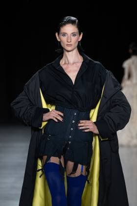 September 11, 2026, New York, New York, United States: A model walks the runway.Models walk the runway at the Christian Cowan fashion show during New York Fashion Week at The Glasshouse on September 11, 2026 in New York City. New York United States  - ZUMAs197 20260911_aaa_s197_1069 Copyright: xRonxAdarx