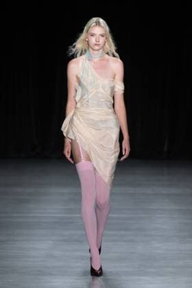 September 11, 2026, New York, New York, United States: A model walks the runway.Models walk the runway at the Christian Cowan fashion show during New York Fashion Week at The Glasshouse on September 11, 2026 in New York City. New York United States  - ZUMAs197 20260911_aaa_s197_1066 Copyright: xRonxAdarx