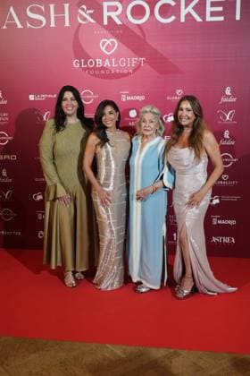 Eva Longoria, Beatrice d Orleans and Maria Bravo during the cash & rocket gala to benefit the global gift foundation in Madrid on Sunday, 13 September 2026. Cordon Press 