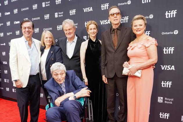 Arrivals for Onwards and Sideways™ premiere during the 2026 Toronto International Film Festival (TIFF) at Roy Thomson Hall Featuring: John Gore, John Madden, Laura Linney, Rhys Ifans, Monica Dolan, Paul Mayhew-Archer Where: Toronto, Ontario, Canada When: 13 Sep 2026 Credit: Leonardo Ramirez EyePix INSTARimages EDITORIAL USE ONLY. NOT FOR USE BY NEWSPAPERS BASED IN THE UK. Copyright: xx instar56016857