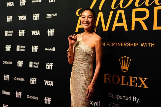 September 13, 2026, Toronto, On, CANADA: Michelle Yeoh arrives on the red carpet for the TIFF Tribute Awards at the Toronto International Film Festival, in Toronto, on Sunday, Sept. 13, 2026. Toronto CANADA  - ZUMAc35_ 20260913_zaf_c35_142 Copyright: xChrisxYoungx
