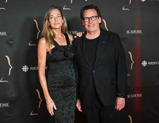 September 13, 2026, Montreal, Pq, CANADA: Pierre Karl Peladeau and partner Pascale Bourbeau pose as they arrive at the Gala Gemeaux awards ceremony in Montreal, on Sunday, Sept. 13, 2026. Montreal CANADA  - ZUMAc35_ 20260913_zaf_c35_147 Copyright: xGrahamxHughesx