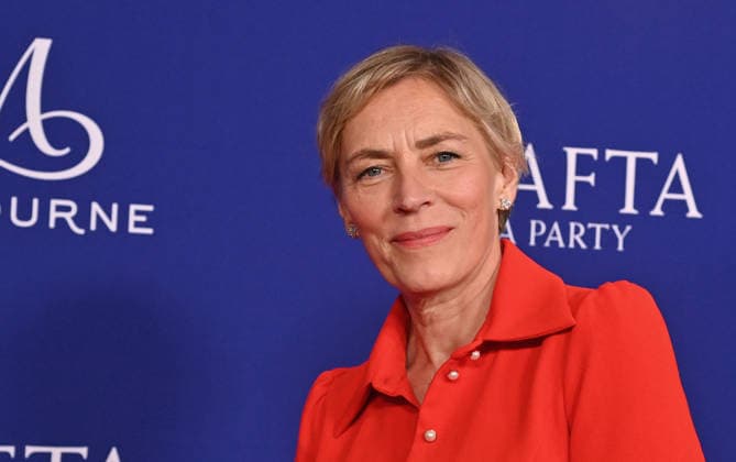 2026 BAFTA TV Tea Party Saskia Reeves arriving at the 2026 BAFTA TV Tea Party held at The Maybourne Beverly Hills on September 13, 2026 in Beverly Hills, California. Beverly Hills The Maybourne Beverly Hills California USA Copyright: xTammiexArroyo AFF-USA.comx