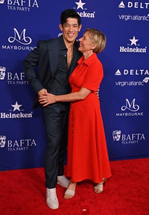2026 BAFTA TV Tea Party Christopher Chung and Saskia Reeves arriving at the 2026 BAFTA TV Tea Party held at The Maybourne Beverly Hills on September 13, 2026 in Beverly Hills, California. Beverly Hills The Maybourne Beverly Hills California USA Copyright: xTammiexArroyo AFF-USA.comx