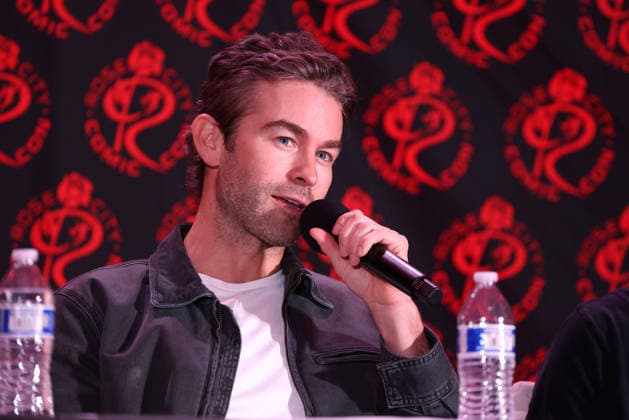 September 13, 2026, Portland, Oregon, USA: Actor CHACE CRAWFORD speaks at the 2026 Rose City Comic Con at the Oregon Convention Center in Portland. Portland USA - ZUMAg247 20260913_znp_g247_001 Copyright: xGagexSkidmorex