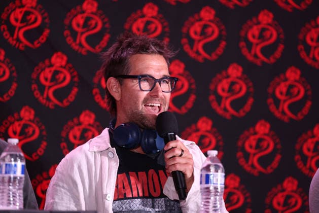 September 13, 2026, Portland, Oregon, USA: Actor ANTONY STARR speaks at the 2026 Rose City Comic Con at the Oregon Convention Center in Portland. Portland USA - ZUMAg247 20260913_znp_g247_006 Copyright: xGagexSkidmorex