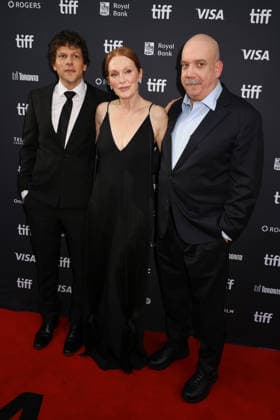 51st Toronto International Film Festival Red carpet for the film The Debut Director Jesse Eisenberg, Julianne Moore, and Paul Giamatti 459658 September 13, 2026 Toronto, Canada  Copyright: xIsabellexVautierx xStarfacex STAR_459658_127