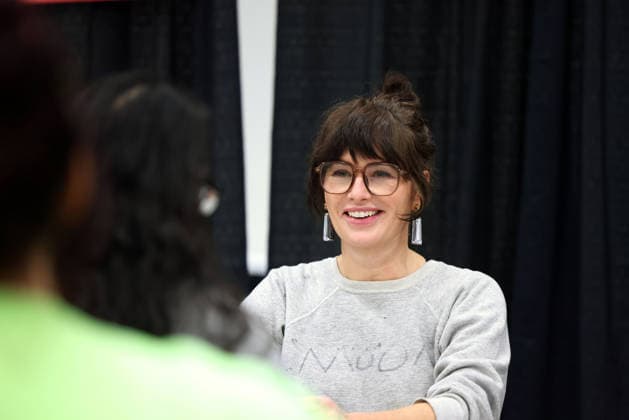 September 13, 2026, Portland, Oregon, USA: Actress LENA HEADEY speaks at the 2026 Rose City Comic Con at the Oregon Convention Center in Portland. Portland USA - ZUMAg247 20260913_znp_g247_033 Copyright: xGagexSkidmorex