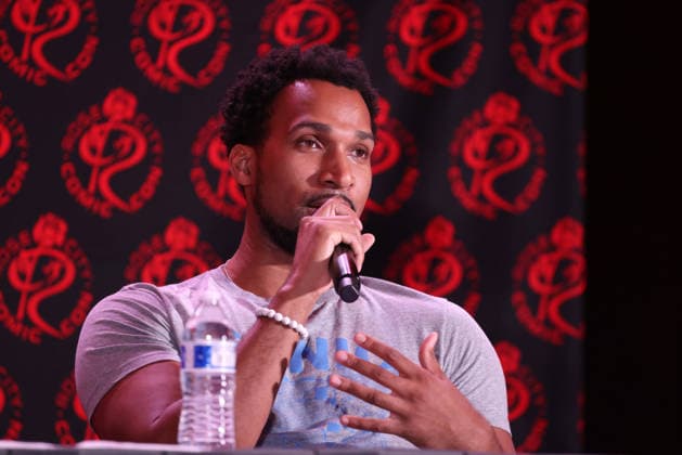 September 13, 2026, Portland, Oregon, USA: Actor NATHAN MITCHELL speaks at the 2026 Rose City Comic Con at the Oregon Convention Center in Portland. Portland USA - ZUMAg247 20260913_znp_g247_013 Copyright: xGagexSkidmorex