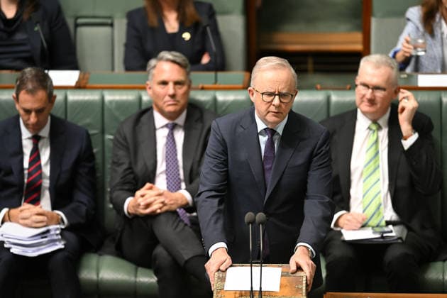 QUESTION TIME, Australian Prime Minister Anthony Albanese speaks during Question Time in the House of Representatives at Parliament House in Canberra, Monday, September 14, 2026. ( NO ARCHIVING CANBERRA AUSTRALIAN CAPITAL TERRITORY AUSTRALIA  Copyright: xLUKASxCOCHx 20260914142433027258
