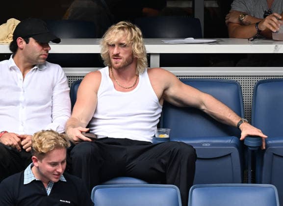 FLUSHING NY- SEPTEMBER 13: Logan Paul seen watching Alexander Zverev Vs Ben Shelton at the finals in Arthur Ashe Stadium during The 2026 US Open at the USTA Billie Jean King National Tennis Center on September 13, 2026 in Flushing Queens. Copyright: xmpi04x