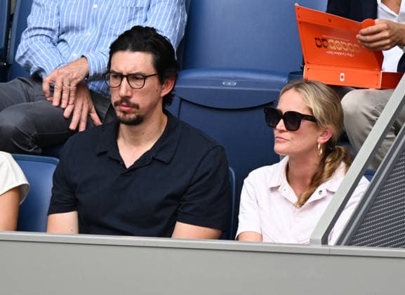 FLUSHING NY- SEPTEMBER 13: Adam Driver is seen watching Alexander Zverev Vs Ben Shelton at the finals in Arthur Ashe Stadium during The 2026 US Open at the USTA Billie Jean King National Tennis Center on September 13, 2026 in Flushing Queens. Copyright: xmpi04x