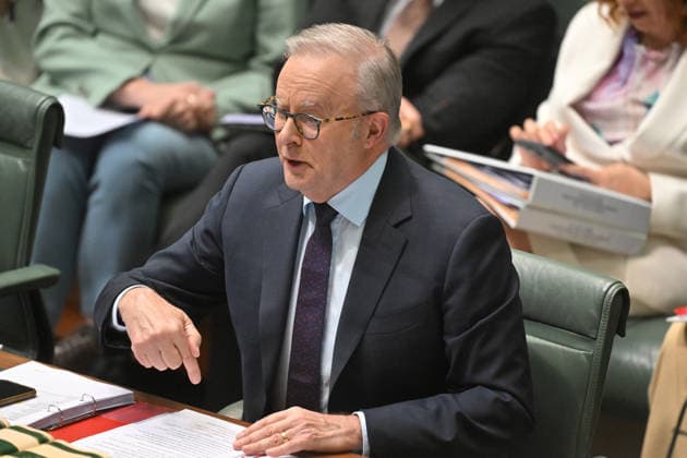QUESTION TIME, Prime Minister Anthony Albanese during Question Time in the House of Representatives at Parliament House in Canberra, Monday, September 14, 2026. ( NO ARCHIVING CANBERRA AUSTRALIAN CAPITAL TERRITORY AUSTRALIA  Copyright: xMICKxTSIKASx 20260914188335287573