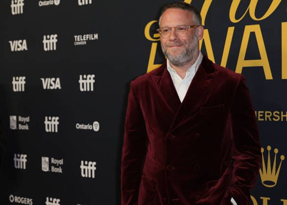 Seth Rogen at the Tribute Awards during the 2026 Toronto International Film Festival Toronto, Canada. September 13, 2026 at the at Fairmont Royal York Hotel. Copyright: xHumbertoxServin Clasos MediaPunchx