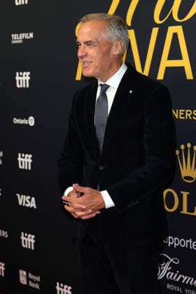 The Right Honourable Mark Carney Prime Minister of Canada at the Tribute Awards during the 2026 Toronto International Film Festival Toronto, Canada. September 13, 2026 at the at Fairmont Royal York Hotel. Copyright: xHumbertoxServin Clasos MediaPunchx