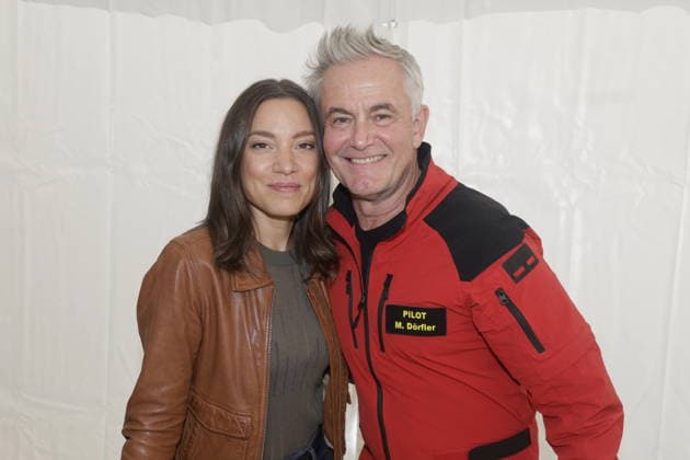 Emiliehof Evening Event: Viktoria Ngotse and Robert Lohr at the 14th Original Bergretter Fan Hike in Ramsau am Dachstein on September 13, 2026; Ramsau am Dachstein, Pernerhof, Emiliehof, Event Center, Styria, A Copyright: xAgenturxMatthiasxWehnertx xR.Zichyx