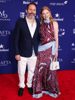 2026 BAFTA TV Tea Party BEVERLY HILLS, LOS ANGELES, CALIFORNIA, USA - SEPTEMBER 13: Dave Lawson and Sarah Snook wearing Altuzarra FW26 RTW arrive at the 2026 BAFTA (British Academy of Film and Television Arts) TV Tea Party presented by Delta Air Lines and Virgin Atlantic and sponsored by Maison Perrier held at The Maybourne Beverly Hills on September 13, 2026 in Beverly Hills, Los Angeles, California, United States. Beverly Hills The Maybourne Beverly Hills California United States Copyright: xXavierxCollin ImagexPressxAgencyx