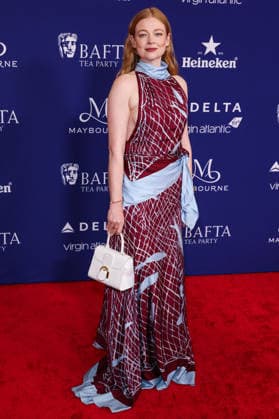 2026 BAFTA TV Tea Party BEVERLY HILLS, LOS ANGELES, CALIFORNIA, USA - SEPTEMBER 13: Sarah Snook wearing Altuzarra FW26 RTW arrives at the 2026 BAFTA (British Academy of Film and Television Arts) TV Tea Party presented by Delta Air Lines and Virgin Atlantic and sponsored by Maison Perrier held at The Maybourne Beverly Hills on September 13, 2026 in Beverly Hills, Los Angeles, California, United States. Beverly Hills The Maybourne Beverly Hills California United States Copyright: xXavierxCollin ImagexPressxAgencyx