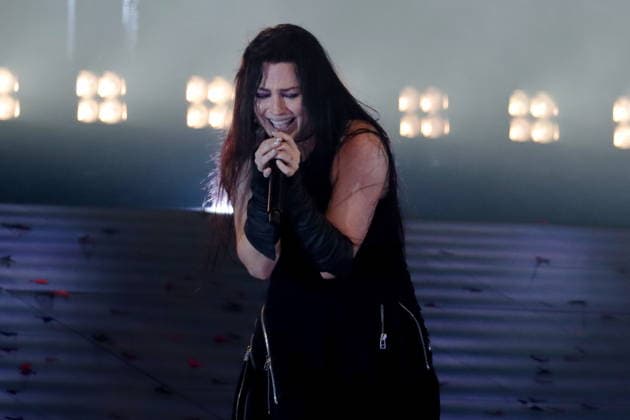 Evanescence perform at the O2 London on the final UK date of their Sanctuary Tour. featuring special guests Poppy and Courtney Laplante Copyright: xx ae8hd381