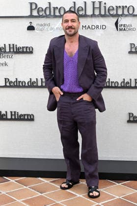 The Pedro del Hierro brand presents its Hamani collection at Mercedes-Benz Fashion Week Madrid. Actor Raúl Tejón poses at a photocall during the presentation of the Hamani collection by the Pedro del Hierro brand on September 14, 2026, in Madrid, Spain. The collection draws inspiration from the Japanese tradition of contemplating the blooming of cherry blossoms, celebrating ephemeral beauty, digital disconnection, and time as a true luxury CELEBRITIES PHOTOCALL FASHION FASHION WEEK RUNWAY CIBELES José Madrid Madrid, Spain  Copyright: xJosÃ xOlivax 7773777