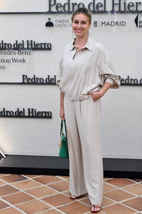 The Pedro del Hierro fashion house presents its Hamani collection at Mercedes-Benz Fashion Week Madrid. Paula Usero poses at a photocall during the presentation of the Hamani collection by the Pedro del Hierro fashion house on September 14, 2026, in Madrid, Spain. The collection takes its inspiration from the Japanese tradition of contemplating cherry blossoms, celebrating ephemeral beauty, digital disconnection, and time as a true luxury. CELEBRITIES PHOTOCALL FASHION FASHION WEEK RUNWAY CIBELES José Madrid Madrid, Spain  Copyright: xJosÃ xOlivax 7773821